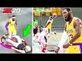 CRAZIEST CONTACT DUNKS! LEBRON JAMES POSTERIZERS AT THE PARK! NBA 2K20
