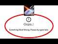 Fix Fleet command Apps Oops Something Went Wrong Error Please Try Again Later Problem Solved