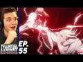 HOENHEIM VS. THE FATHER!! | Fullmetal Alchemist: Brotherhood Episode 55 REACTION!!