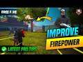 Improve Your Firepower in Garena Freefire | Knock Down Enemy Faster | Freefire Tips and Tricks
