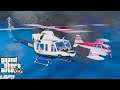 NYPD Helicopter Rescues Pilot Making Emergency Landing In GTA 5 Liberty City
