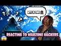 Reacting to WARZONE HACKERS ( Call of Duty : Warzone )