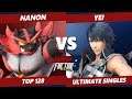 SF8 SSBU - Nanon (Incineroar) Vs. Yei (Chrom, P. Trainer) Smash Ultimate Tournament Top 128
