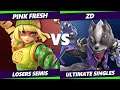 S@X 422 Losers Semis - Pink Fresh (Min Min) Vs. ZD (Wolf) Smash Ultimate - SSBU