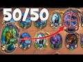 50/50 TO WIN THE GAME! Zapp clutch pick! - Hearthstone Battlegrounds