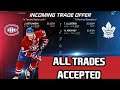 Accepting ALL Trades NHL 21 Franchise Challenge "Montreal Canadiens 11/30 GLITCH!"