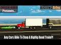 Any Cars Able To Stop A BigRig Road Train?! - BeamNG Drive | CRASHHARD