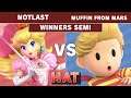 HAT 65 - 8Bit | NotLast (Peach) Vs. Muffin from Mars (Lucas) Winners Semis - Smash Ultimate