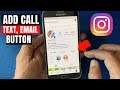 How to Add a Call, Text, or Email Button to Instagram Business Profile