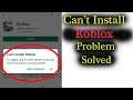 How To Fix Can't Install / Download Roblox Error On Google Play Store in Android & Ios