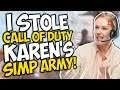 I STOLE Call of Duty KAREN'S SIMP ARMY!!