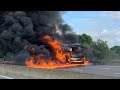 M1 closed so U-turn & drive wrong way!