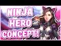 Overwatch - FEMALE NINJA HERO CONCEPT