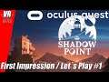 Shadow Point / Oculus Quest / First Impression / Deutsch / Spiele / Test