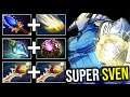 SUPER SVEN..!! 2x Divine Rapier CD Reduction Build Endless Storm Hammer 7.26 | Dota 2