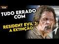 Tudo Errado Com "RESIDENT EVIL 3: EXTINÇÃO" em 17 MINUTOS OU MENOS