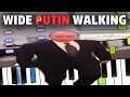 Wide Putin Walking Meme Song (Song for Denise) Piano Cover (Sheet Music + midi) Synthesia Tutorial