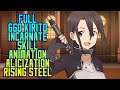 GGO Kirito Incarnate Skill Full Animation - [Meaning of Strength] Kirito | Alicization Rising Steel