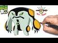 how to draw cannonbolt from Ben 10 step by step