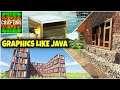 How To Get Graphics Like Minecraft Java Edition In Crafting And Building | Without ZAchiver