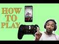 HOW TO play MOBILE game USING PS4 | EVERY | CONTROLLER IN 2021 ( Game Play At The END)