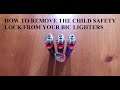 How to Remove a Bic Lighter Child Lock