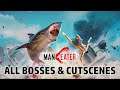 MANEATER (PS4 PRO) — ALL BOSSES & CUTSCENES