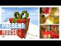 Minecraft Tutorial: Present House Build | Easy | OhEllieFun