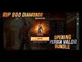 OPENING PERSIA VALOR BUNDLE | RIP 900 DIAMONDS | FREEFIRE