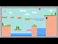 Pixel art platformer game rabbit loves carrot level1 and level2 complete