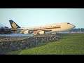Plane Crash Washington D.C. Singapore Airlines Cargo 747-400F [Engine Fire]