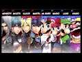 Super Smash Bros Ultimate Amiibo Fights – Sephiroth & Co #280 Sword Fighters vs Mustache Bros