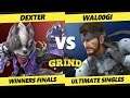 The Grind 114 Winners Finals - Dexter (Wolf) Vs. Wal00gi (Snake) Smash Ultimate - SSBU