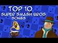Top 10 Super Smash Bros. Songs ft. FrenzyLight