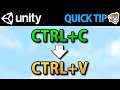 Unity Tip: Don't waste your memory! Copy Paste Component Values! #shorts #unity #gamedev