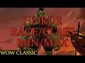 WoW Classic - Horde Race/Class Min/Maxing