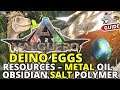 ARK VALGUERO DEINONYCHUS NESTS Location Plus Starter Resources Metal Obsidion Salt