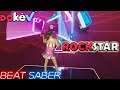 Beat Saber | DokeV - ROCKSTAR (TAK Remix) (Expert+) First Attempt | Mixed Reality