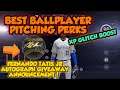 BEST BALLPLAYER PITCHER PERKS FOR THE XP GLITCH IN MLB THE SHOW 21 DIAMOND DYNASTY RTTS