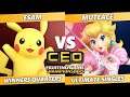 CEO 2021 Winners Quarters - MuteAce (Peach) Vs. ESAM (Pikachu) SSBU Ultimate Tournament