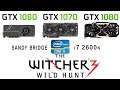 GTX 1060 vs GTX 1070 vs GTX 1080 + i7 2600k in The Witcher 3: Wild Hunt  (Ultra settings)