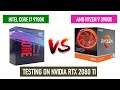 R9 3900X vs i7 9700k - RTX 2080 Ti - Gaming Comparisons