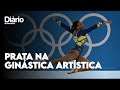 Rebeca Andrade conquistou a medalha de prata para o Brasil
