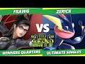 Smash It Up 27 Winners Quarters - Frawg (Bayonetta) Vs. Zerick (Greninja) SSBU Ultimate Tournament