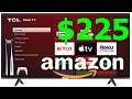 TCL 4K Smart LED TV, 43" Best Cheap Tv for PS5 #1 Rated TV on Amazon $200