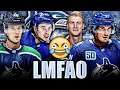 This Is HILARIOUS: Canucks News W/ Elias Pettersson & Quinn Hughes Re: Contracts (NHL Rumours 2021)