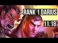 DARIUS vs JAYCE (TOP) | Rank 1 Darius, 3/0/2, 300+ games | EUW Challenger | v11.18