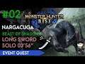 [EVENT #2] Beast of Shadows Solo Long Sword 03'56" | Monster Hunter Rise