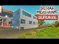 Finishing up the Mobile Base in Scrap Mechanic Survival!