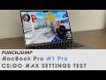 MacBook Pro M1 Pro 14-core GPU CS:GO MAX SETTINGS 120Hz Gaming Test